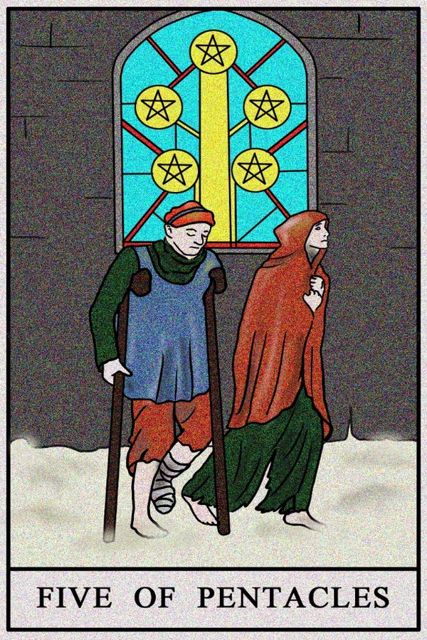 Five of Pentacles