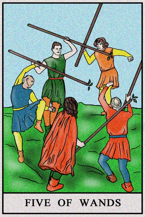 Five of Wands