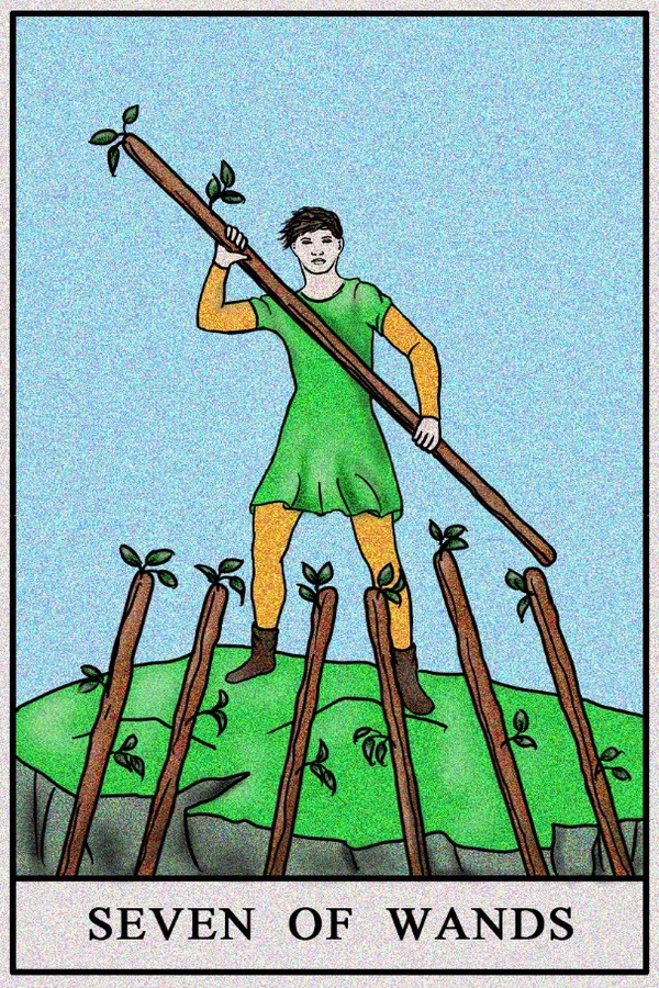 Seven of Wands